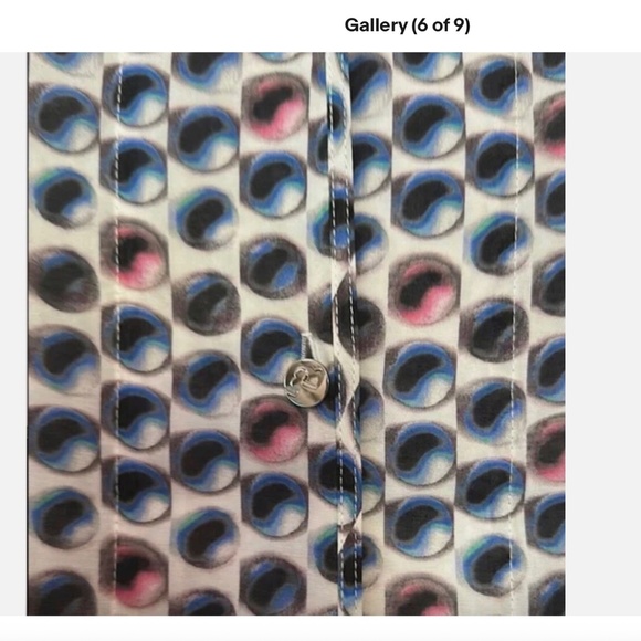 Tory Burch Candy Dot Mini Shirtdress – Size 4 – NWOT - Picture 6 of 8